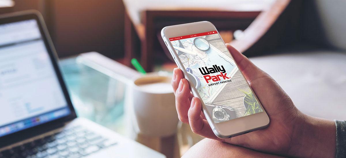WallyPark airport parking mobile app
