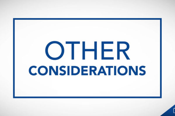 Lowe's Other considerations graphic