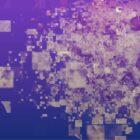 purple background with digitized cookie